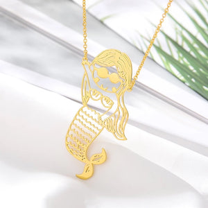 Kritzel-Kette Gold