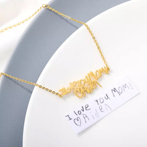 Kritzel-Armband Gold